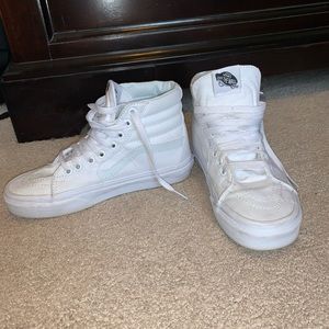 white high top vans